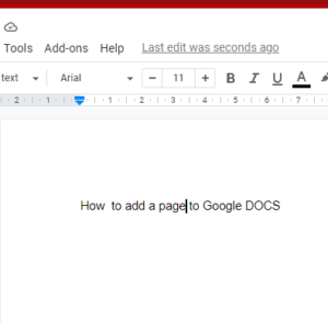 How To Add a Page on Google Docs on Windows/Android - Wiki Tech GO