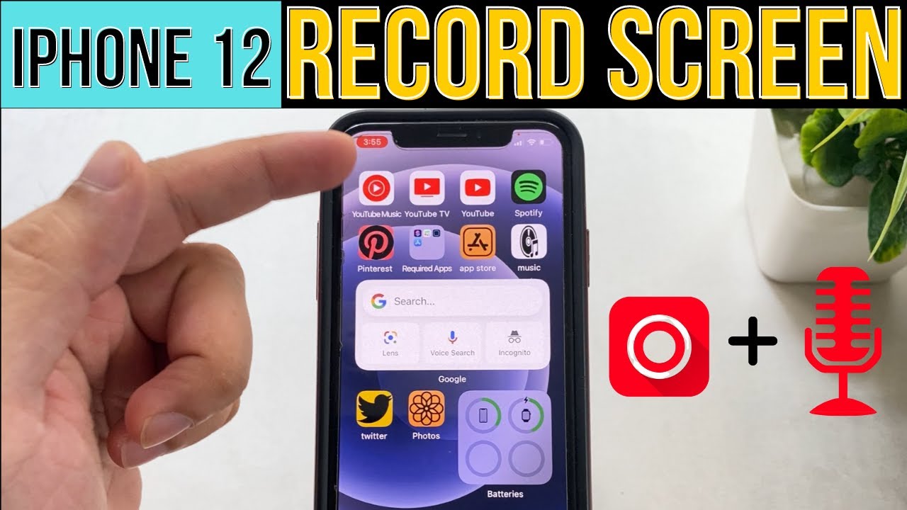 how to get screen record on iphone