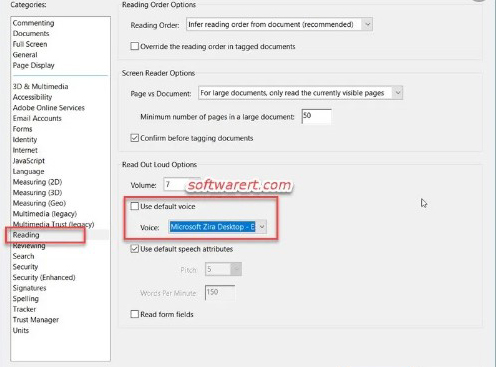 how to make macbook read text