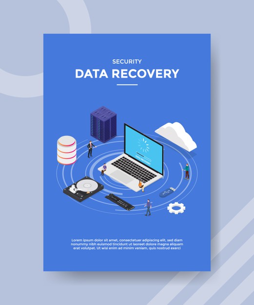Recovering data with the help of a data recovery software
