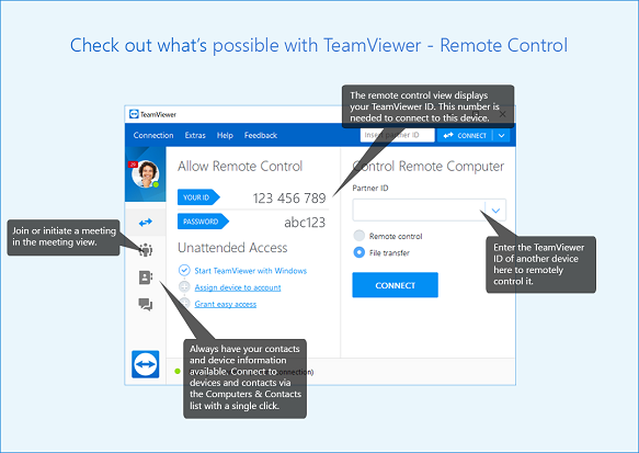 Remotely Access Android Phone from PC in TeamViewer