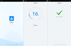 Screenshot of king root rooting android phone without pc