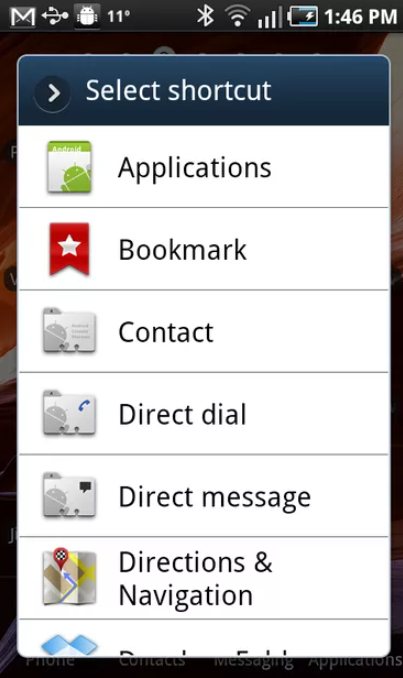 Setting up Speed Dial Using The Sony Xperia Quandary