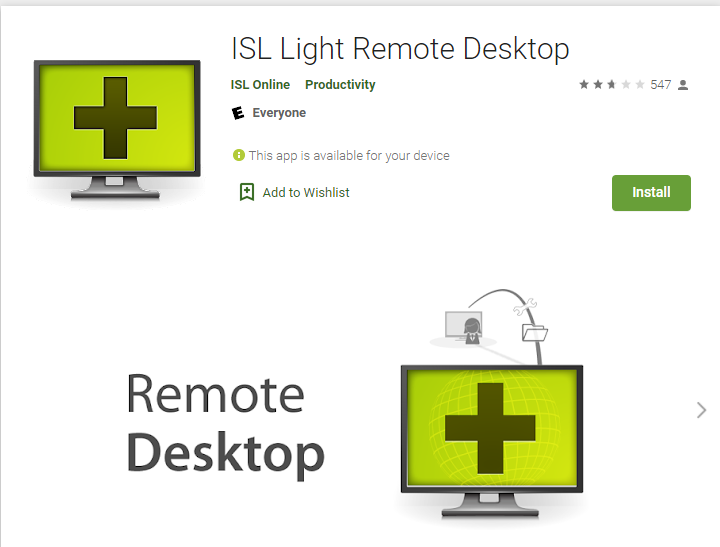 ISL Light Remote Desktop