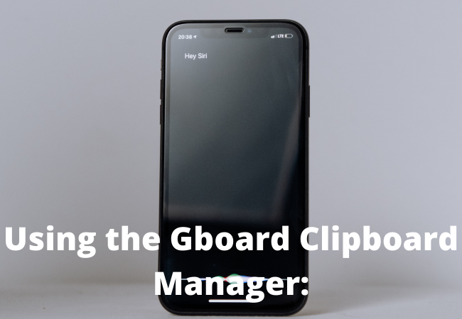 Find Clipboard on Galaxy Within the Keyboard: